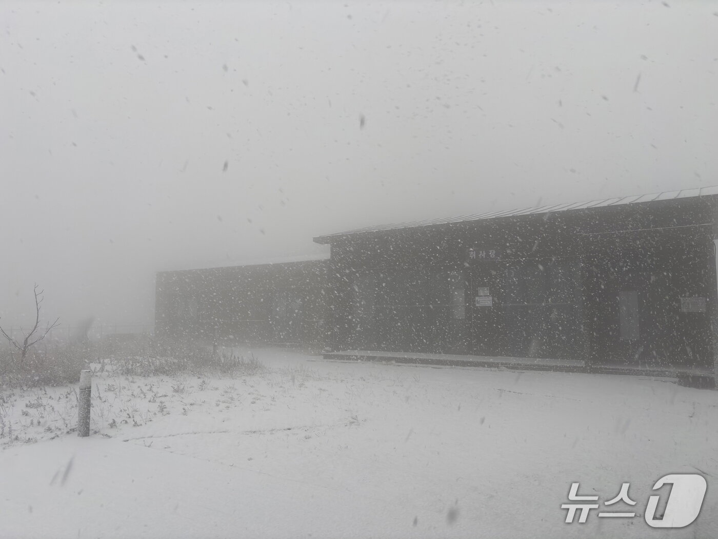 본문 이미지 - 소백산 2연화봉 대피소.(소백산국립공원북부사무소 제공. 재판매 및 DB금지) /뉴스1   