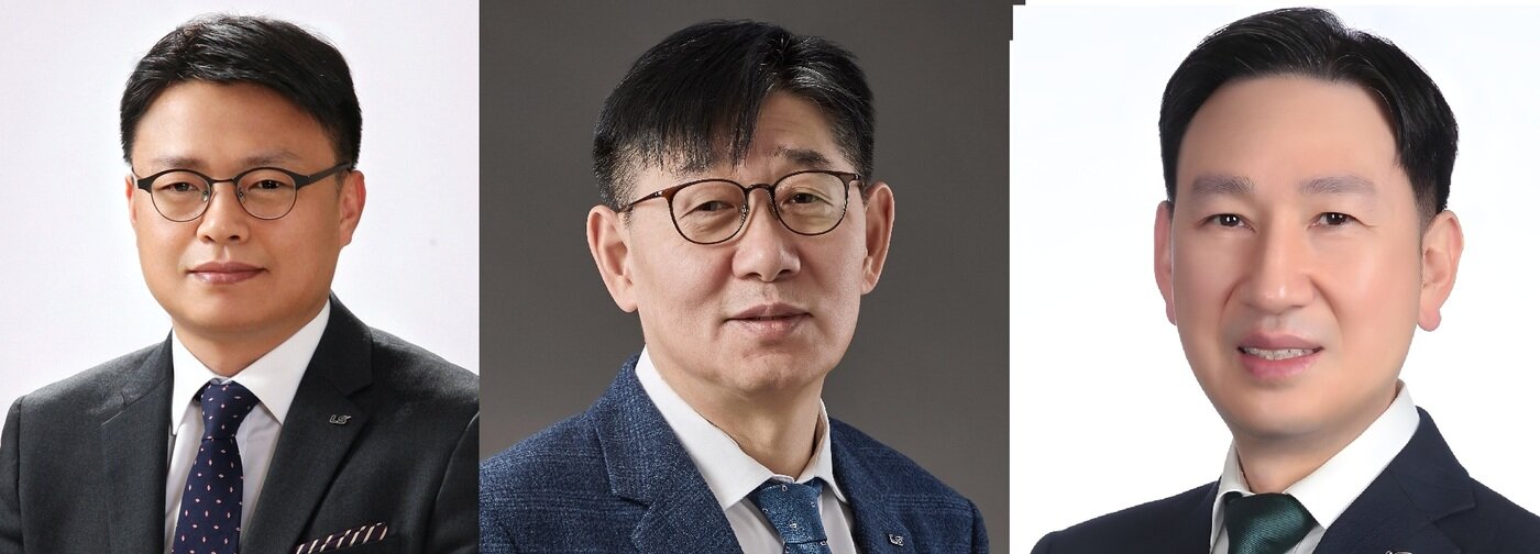 본문 이미지 - 왼쪽부터 LS일렉트릭 안길영, 채대석 부사장, LS ITC 조의제 부사장&#40;LS그룹 제공&#41;