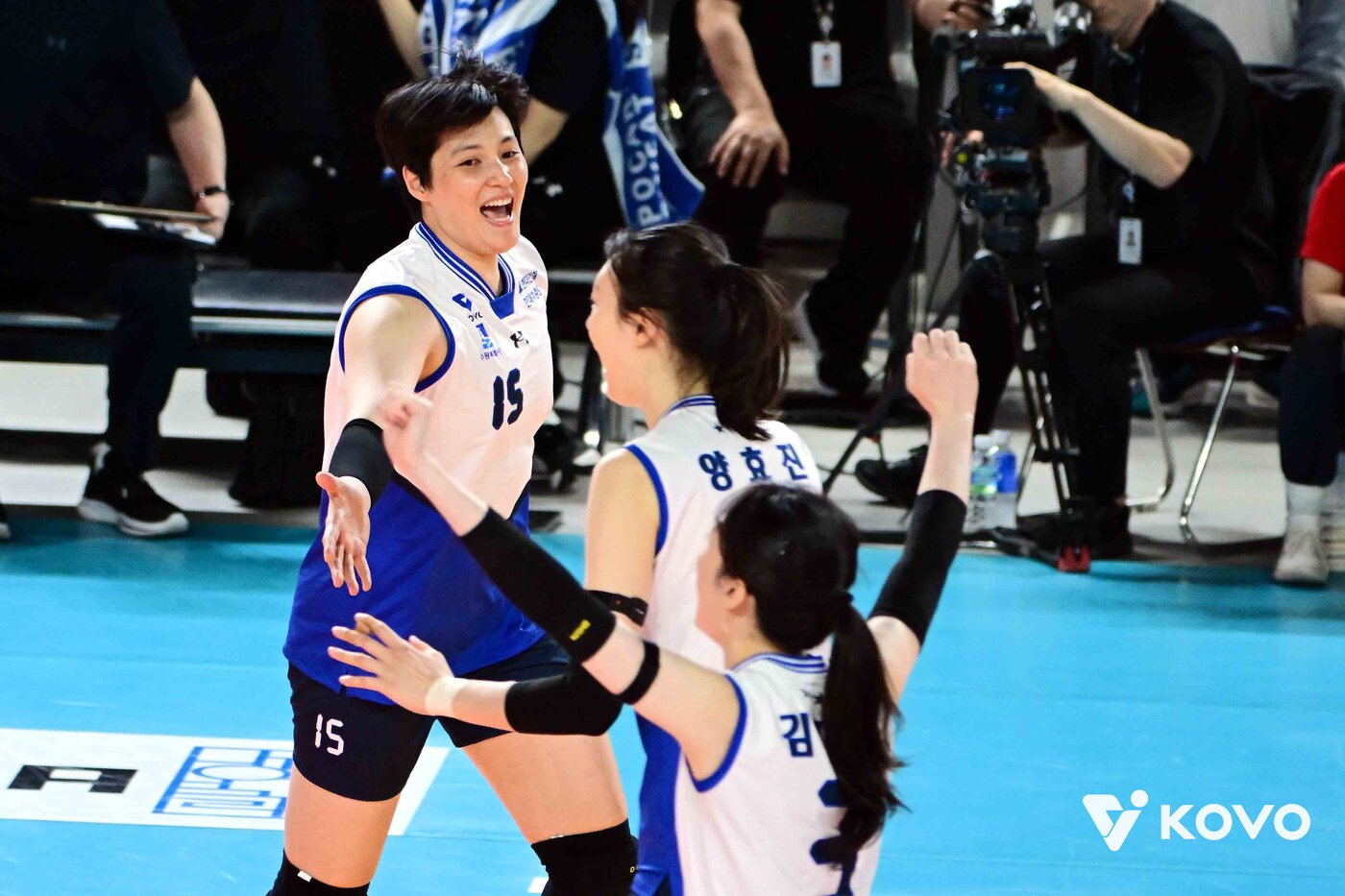 본문 이미지 - 현대건설의 김희진. &#40;KOVO 제공&#41;