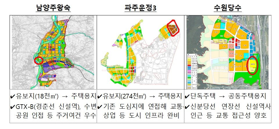 본문 이미지 - 비주택용지 용도 변환 예정 지구.&#40;국토교통부 제공&#41;뉴스1ⓒ news1
