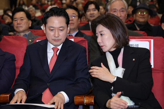 나경원, 장동혁 입장 당내 반발에 "누가 더 옳은 지 따질 때 아냐"