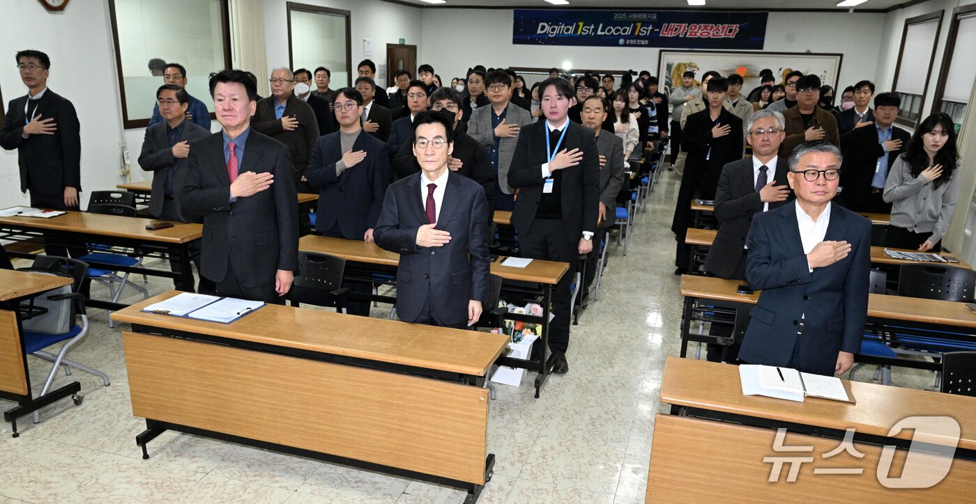 본문 이미지 - 강원도민일보가 26일 춘천 본사 대회의실에서 창간 33주년 기념식을 개최했다.(강원도민일보 제공, 재판매 및 DB금지)