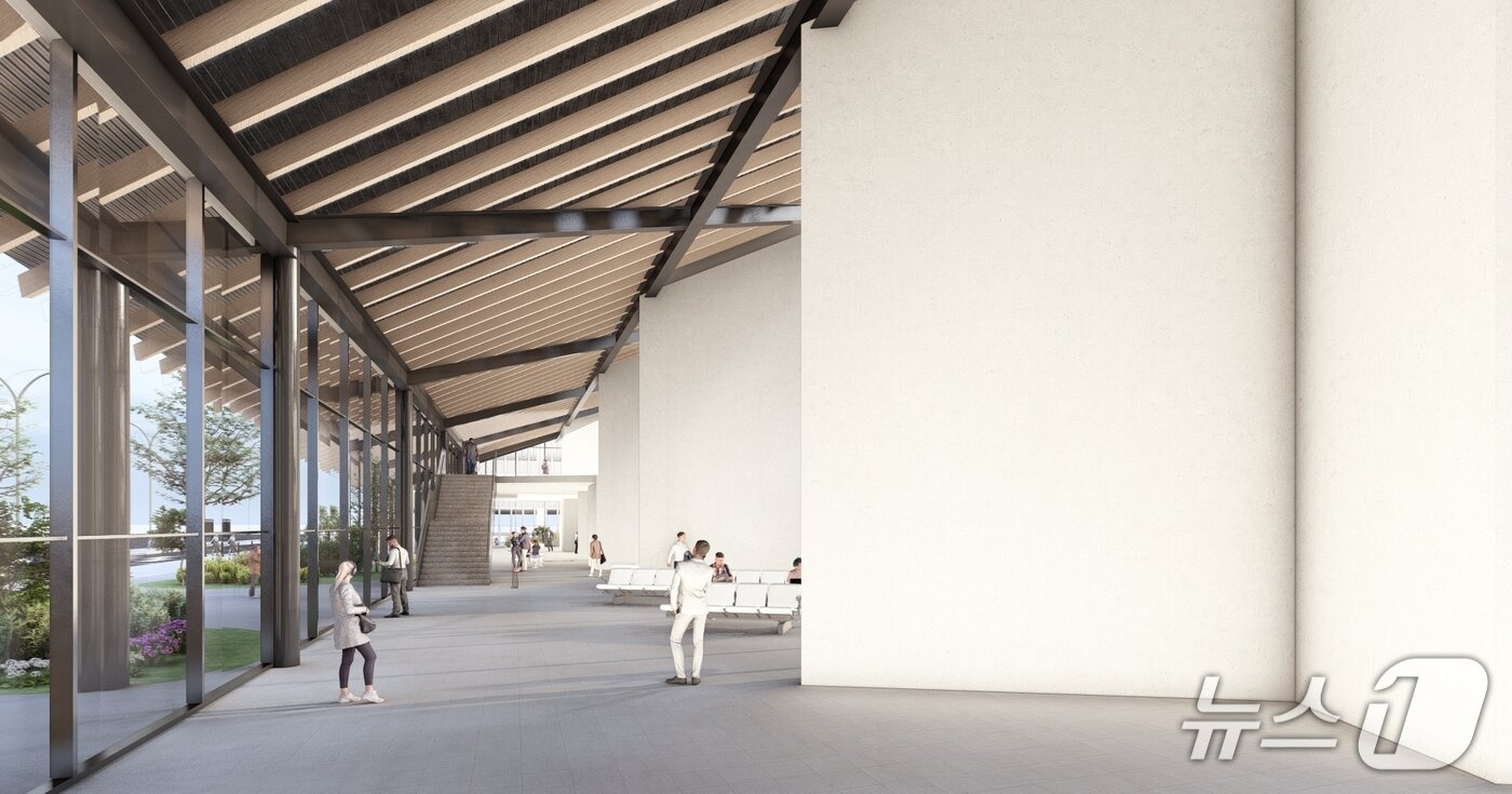 본문 이미지 - 유성복합터미널 1층 실내 투시도 (시 제공) / 뉴스1