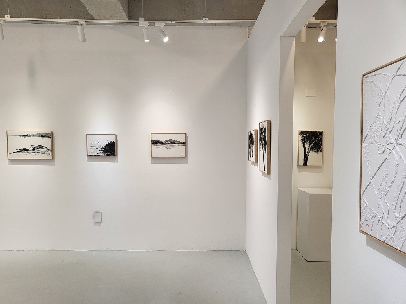 본문 이미지 - 윤문영 &#39;생명력의 영속성&#39;전 전시 전경 &#40;하랑갤러리 제공&#41;