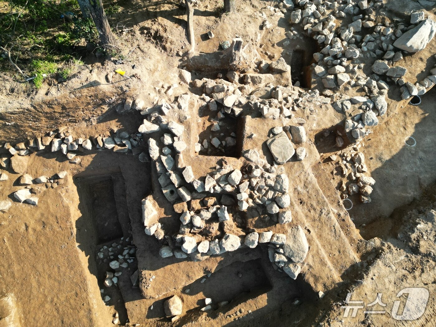 본문 이미지 - 옥천 이성산성 항공사진 &#40;옥천군 제공. 재판매 및 DB금지&#41; /뉴스1 