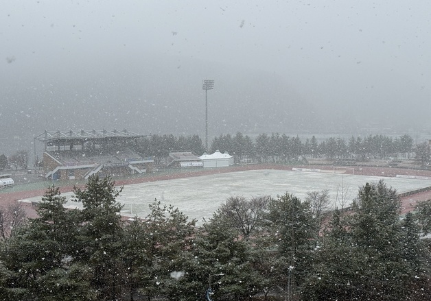 화천 올 가을 첫 눈