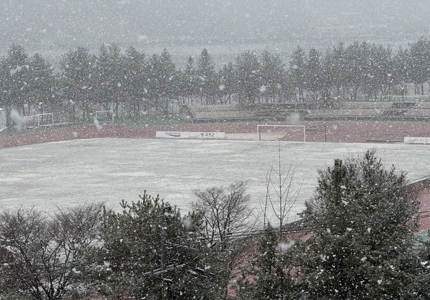 화천에 내리는 첫 눈