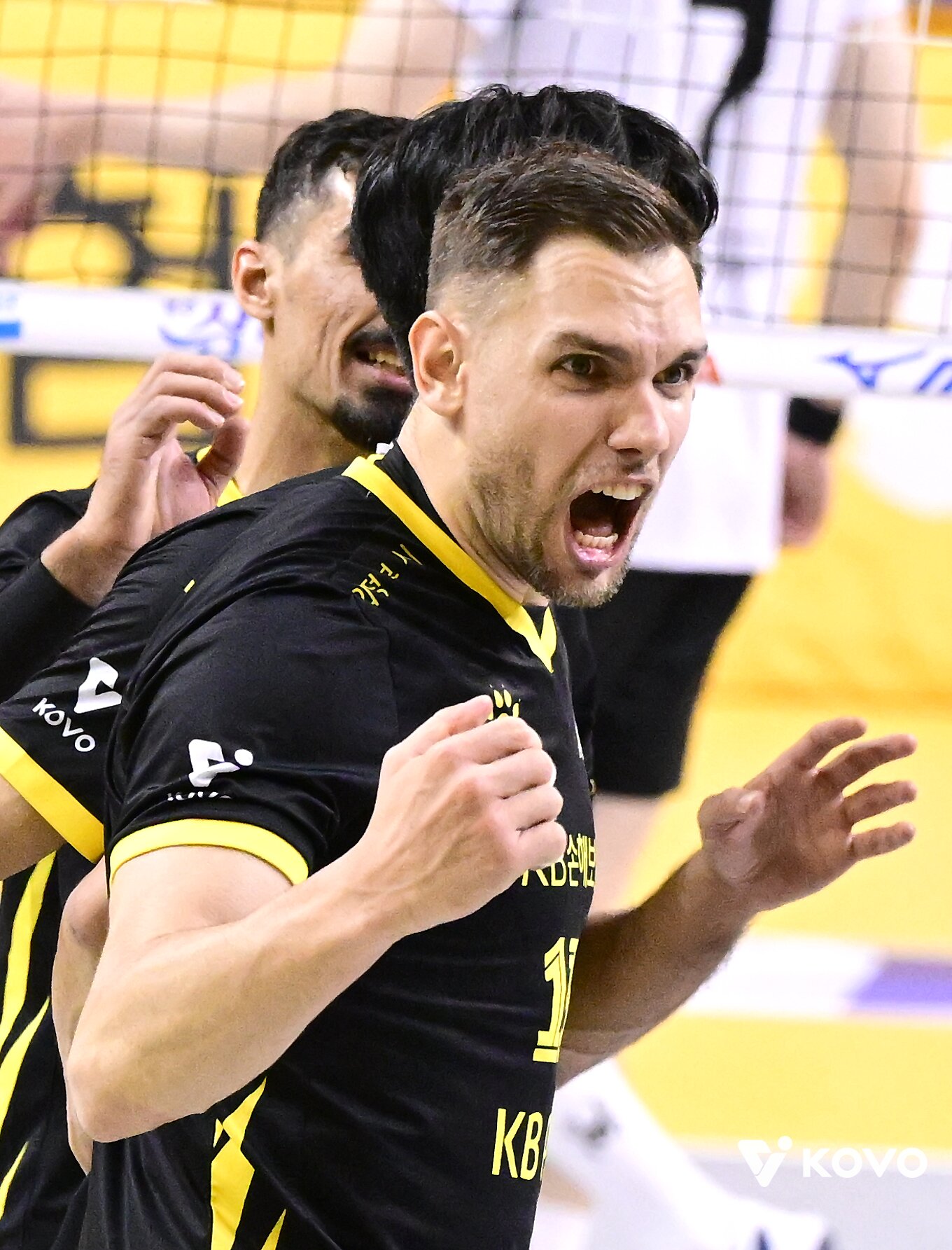 본문 이미지 - KB손해보험 안드레스 비예나. &#40;KOVO 제공&#41;