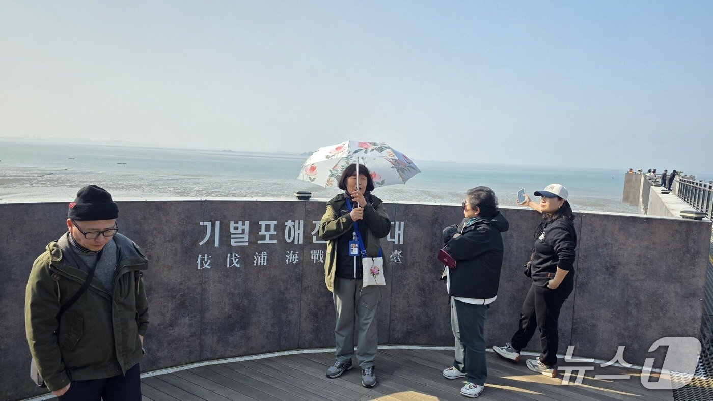 본문 이미지 - 장항 송림 스카이워크 일대 ‘기벌포 해전 전망대’ &#40;세한대 제공. 재판매 및 DB금지&#41;2025.11.3/뉴스1