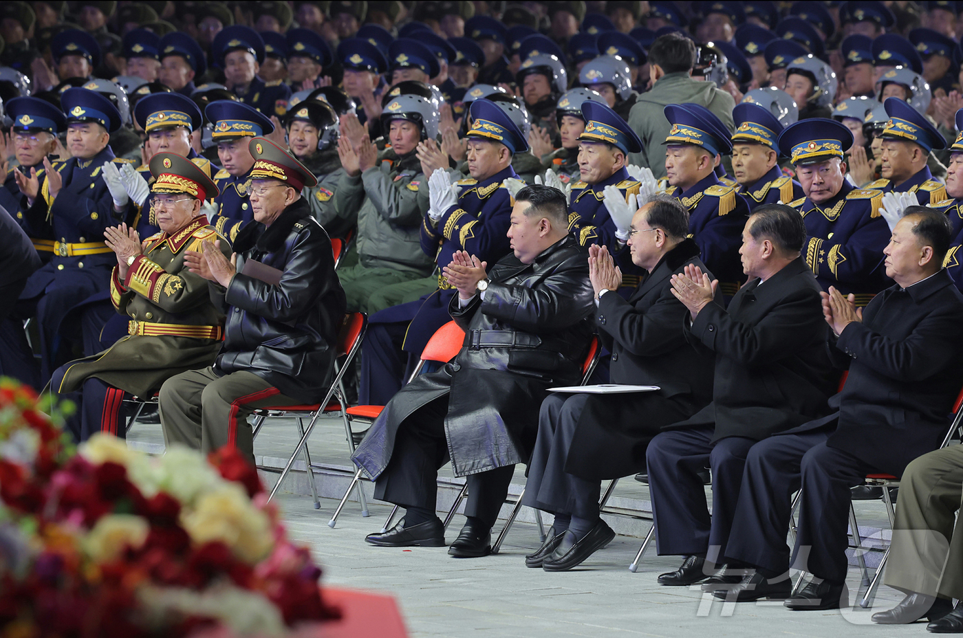 (평양 노동신문=뉴스1) = 북한 노동당 기관지 노동신문은 30일 "조선인민군 공군 창설 80주년 기념행사가 11월 28일 제2공군사단 59길영조영웅연대 갈마비행장에서 성대히 진행 …