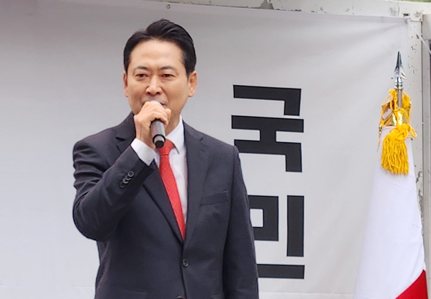 '민생회복 법치수호 강원 국민대회' 찾은 장동혁 대표