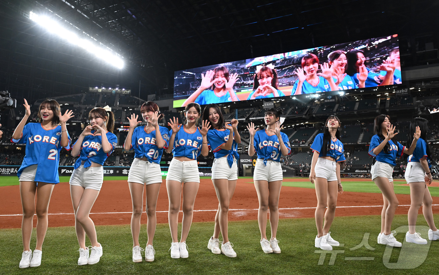 (훗카이도(일본)=뉴스1) 사진공동취재단 = 30일 일본 에스콘필드 홋카이도에서 ‘한일 드림 플레이어즈 게임’이 열려 한국이 이대호의 홈런을 앞세워 7-1로 승리했다.이 게임은 한 …