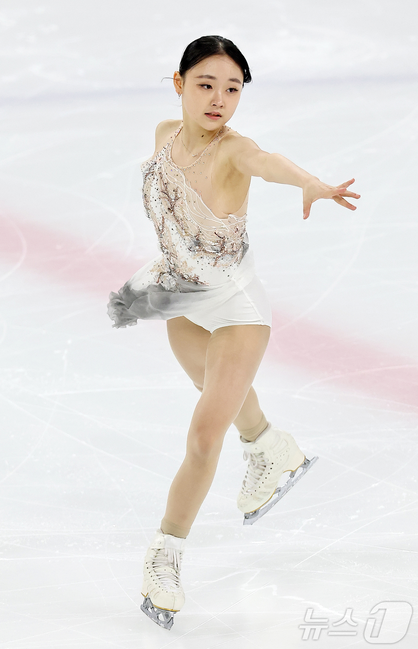 (서울=뉴스1) 김진환 기자 = 김채연(경기도빙상경기연맹)이 30일 서울 양천구 목동아이스링크에서 열린 2025 KB금융 전국남녀 피겨스케이팅 회장배 랭킹대회 여자 싱글 프리 프로 …