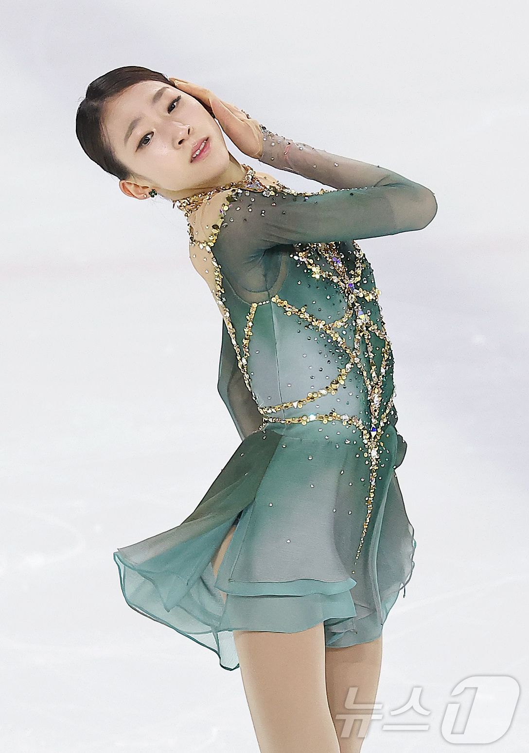 (서울=뉴스1) 김진환 기자 = 김유재(수리고등학교)가 30일 서울 양천구 목동아이스링크에서 열린 2025 KB금융 전국남녀 피겨스케이팅 회장배 랭킹대회 여자 싱글 프리 프로그램 …