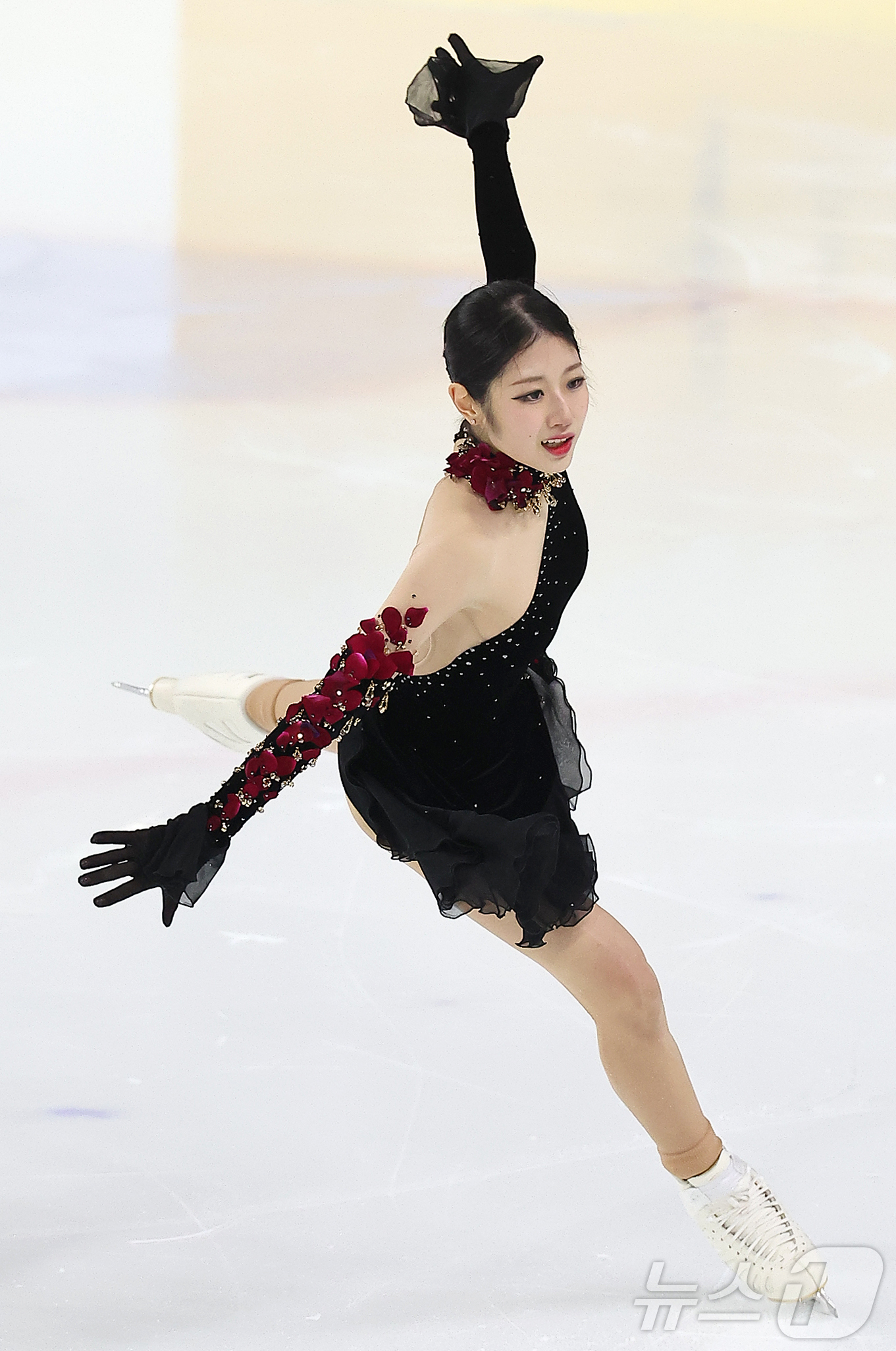 (서울=뉴스1) 김진환 기자 = 이해인(고려대학교)이 30일 서울 양천구 목동아이스링크에서 열린 2025 KB금융 전국남녀 피겨스케이팅 회장배 랭킹대회 여자 싱글 프리 프로그램 연 …