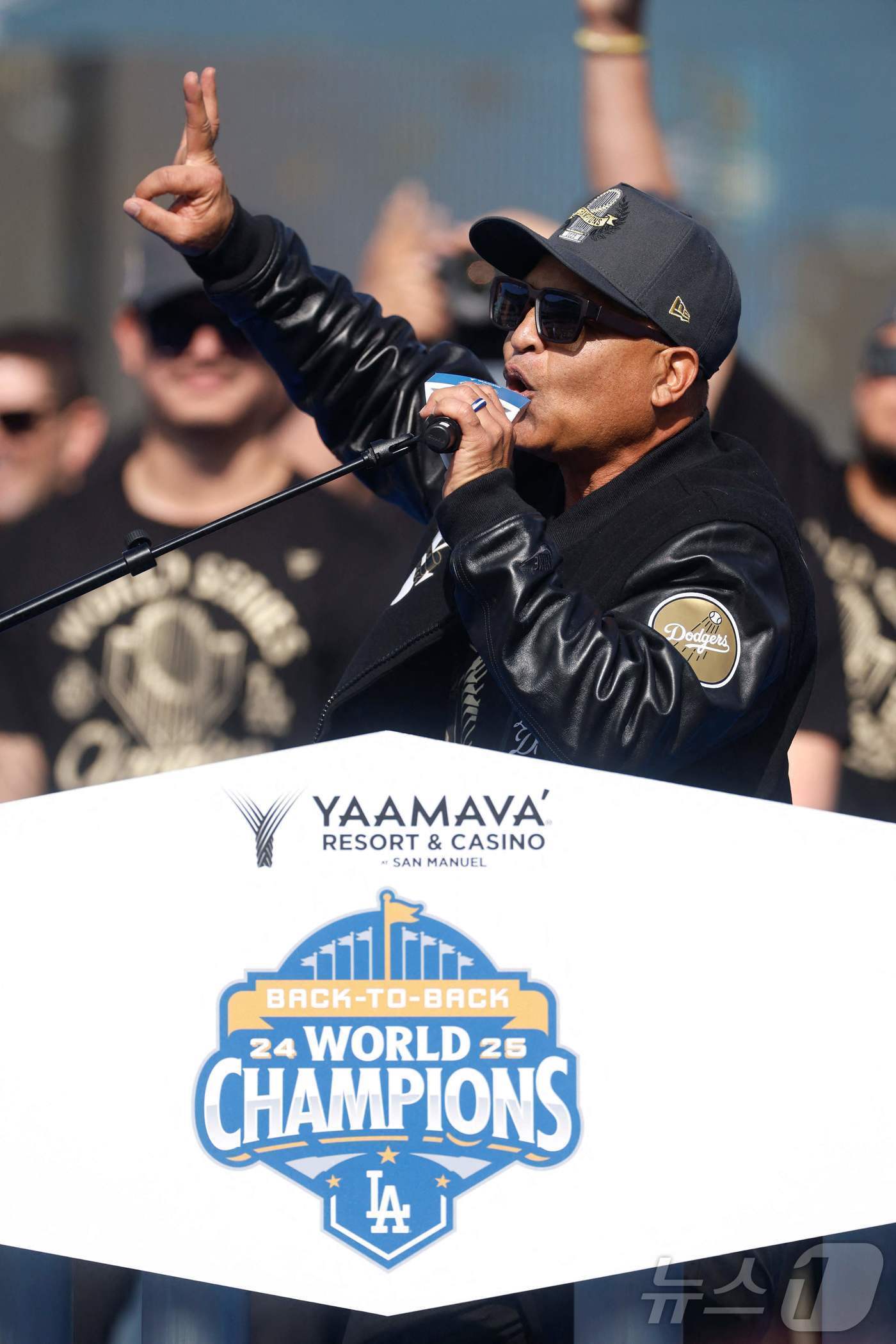 본문 이미지 - LA 다저스 데이브 로버츠 감독. ⓒ AFP=뉴스1