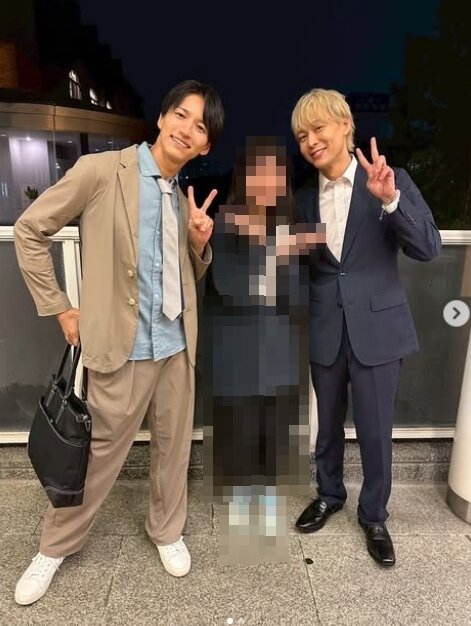 본문 이미지 - 배우 다구치 준노스케와 박유천. 출처=인스타그램