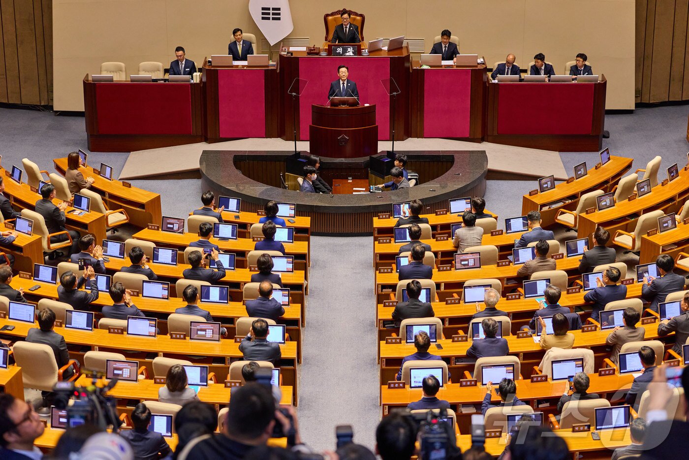 본문 이미지 - 국회 본회의장 모습.&#40;자료사진&#41;뉴스1 ⓒ News1 이재명 기자