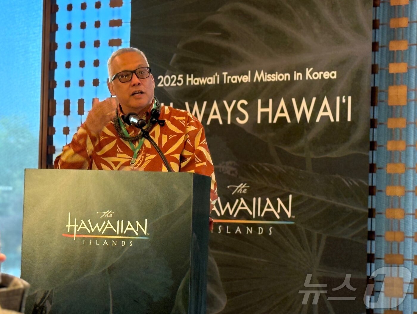 본문 이미지 - 벤슨 메디나 하와이 카운티 연구개발국장 ⓒ News1 윤슬빈 관광전문기자