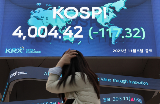 [뉴스1  PICK]코스피 장중 6% 급락속 가까스로 4000선 방어