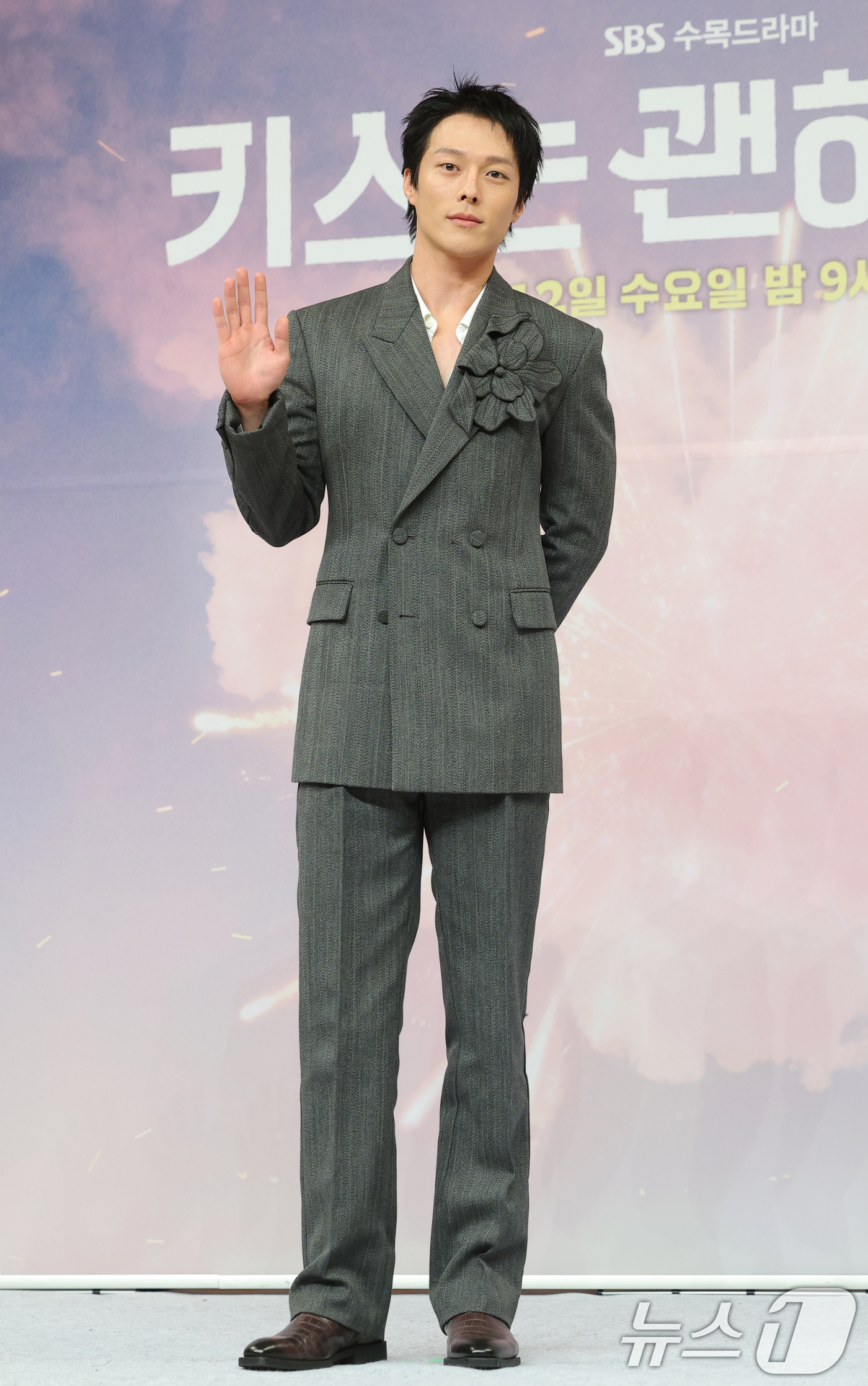 (서울=뉴스1) 권현진 기자 = 배우 장기용이 5일 서울 양천구 SBS 방송센터에서 열린 SBS 새 수목드라마 ‘키스는 괜히 해서!’(극본 하윤아, 태경민/연출 김재현) 제작발표회 …