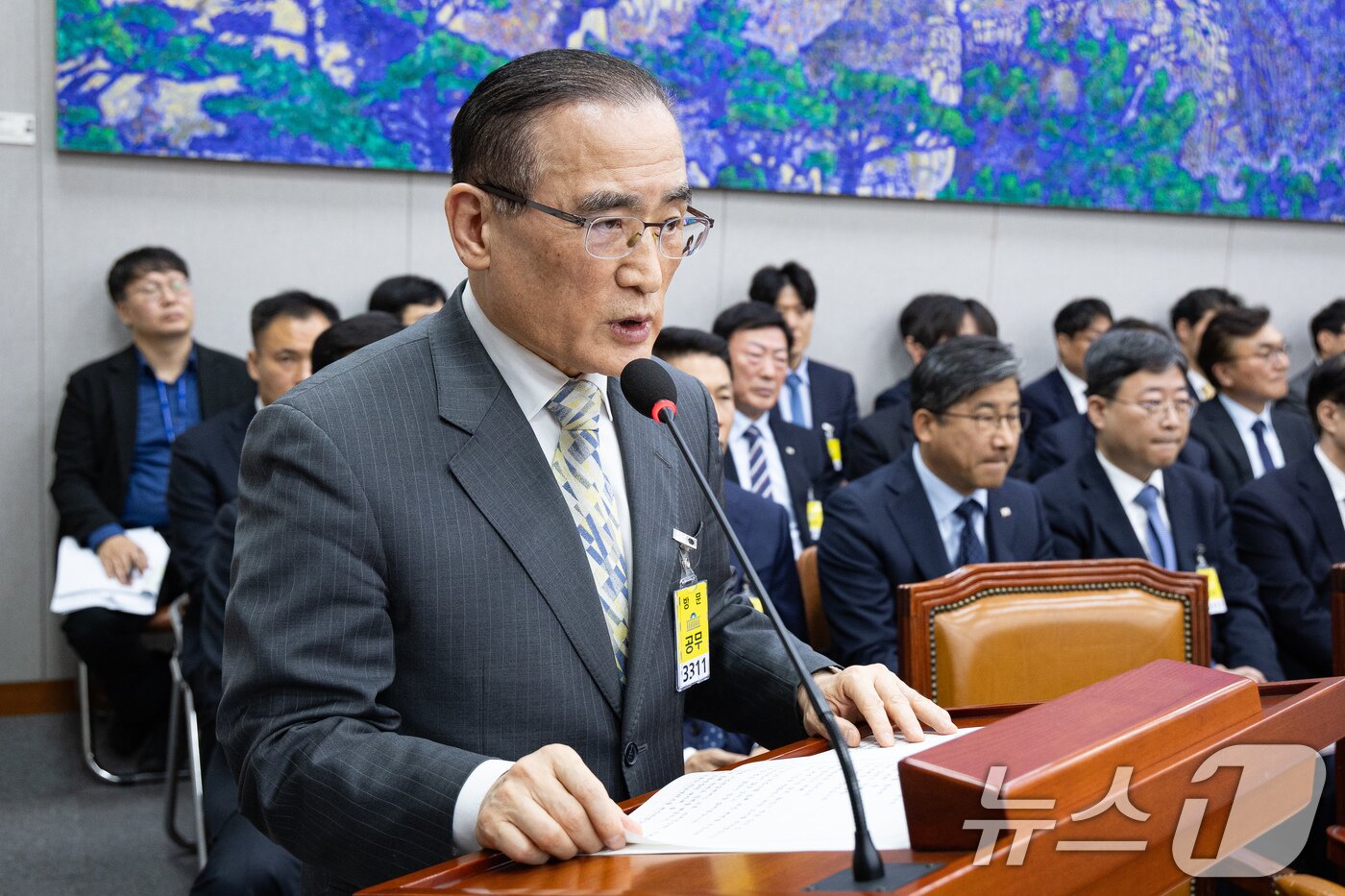 본문 이미지 - 위성락 국가안보실장. 2025.11.6/뉴스1 ⓒ News1 유승관 기자