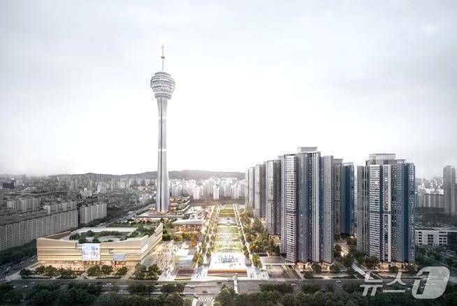 본문 이미지 - 전주 관광타워복합개발사업 조감도./뉴스1