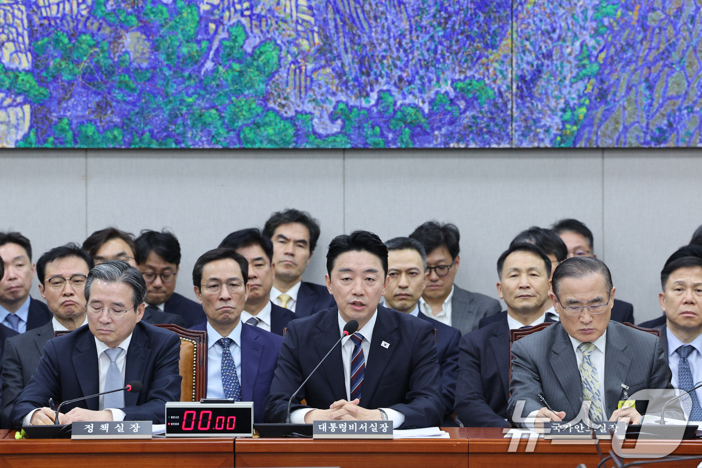 (서울=뉴스1) 신웅수 기자 = 강훈식 대통령 비서실장이 6일 서울 여의도 국회에서 열린 국회운영위원회의 대통령비서실 등에 대한 국정감사에서 의원 질의에 답변하고 있다. 2025. …