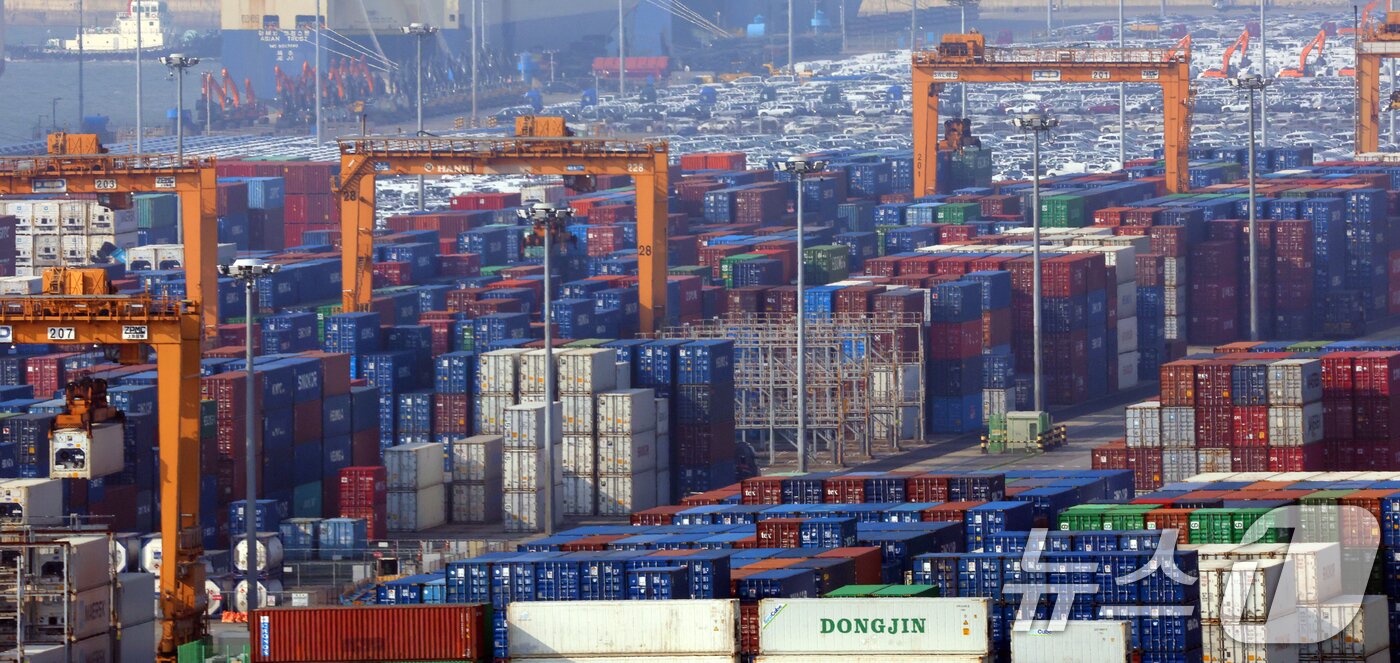 본문 이미지 -  6일 평택항 모습. 2025.11.6/뉴스1 ⓒ News1 김명섭 기자