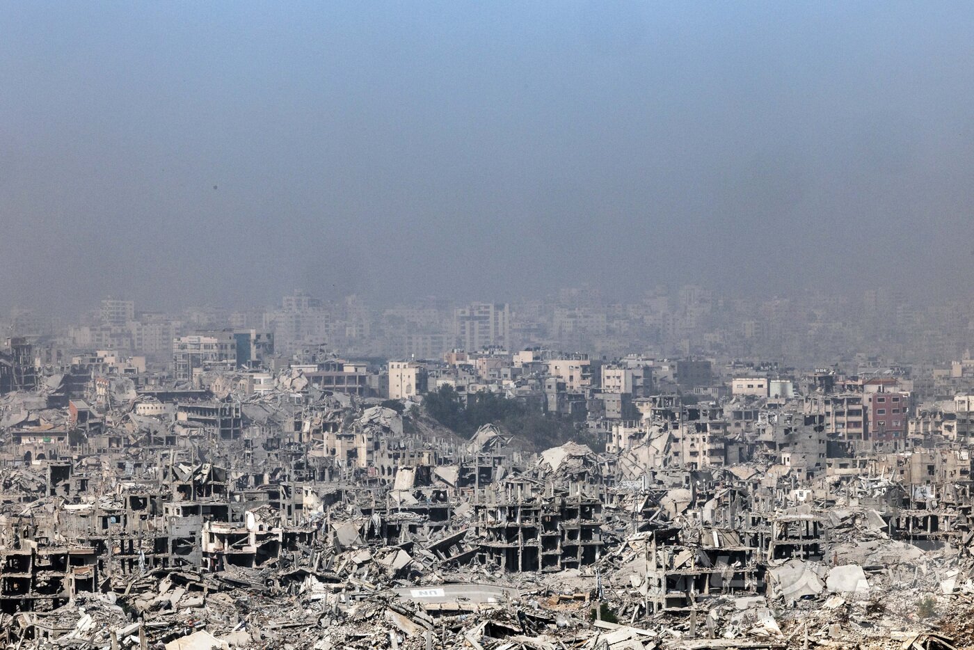 본문 이미지 - 5일 이스라엘군이 일부 외신의 가자지구 취재를 허용하면서 가자시티의 참상이 공개됐다. 2025.11.5 ⓒ 로이터=뉴스1 ⓒ News1 강민경 기자