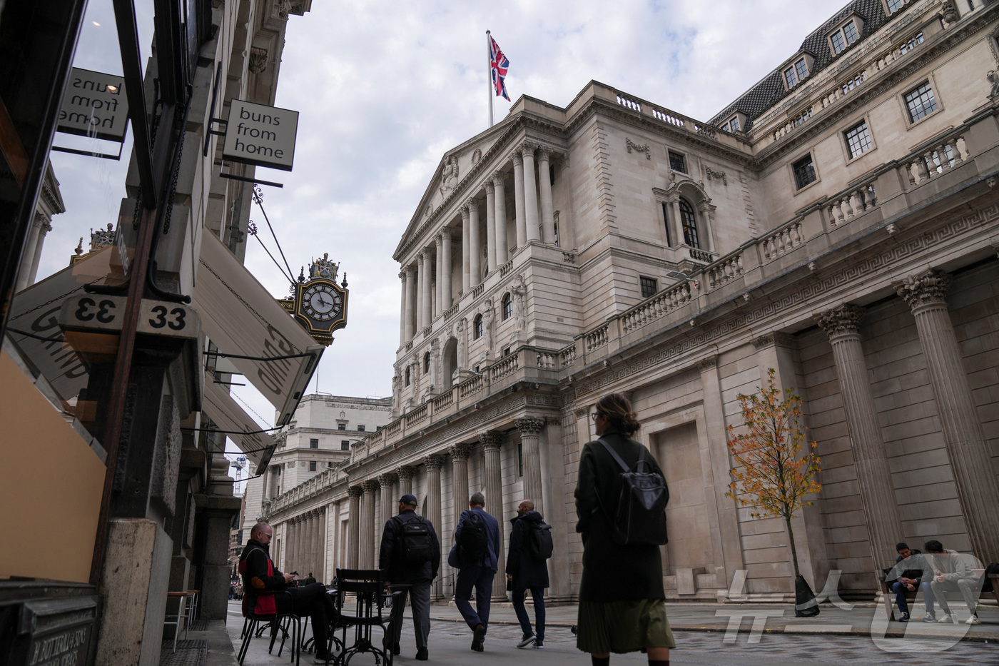 (런던 로이터=뉴스1) 이정환 기자 = 영란은행의 전경ⓒ 로이터=뉴스1