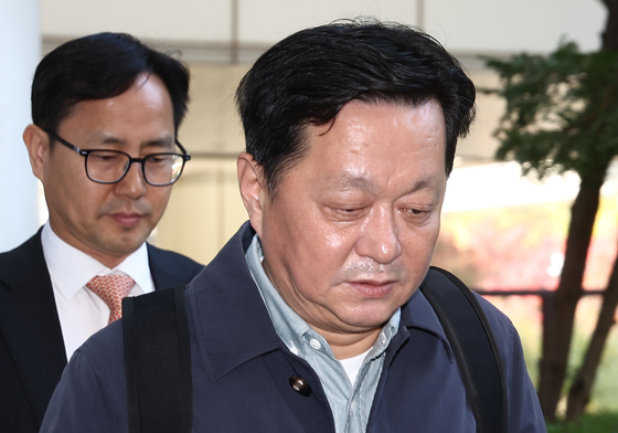 법원 출석하는 정진상 전 정무조정실장