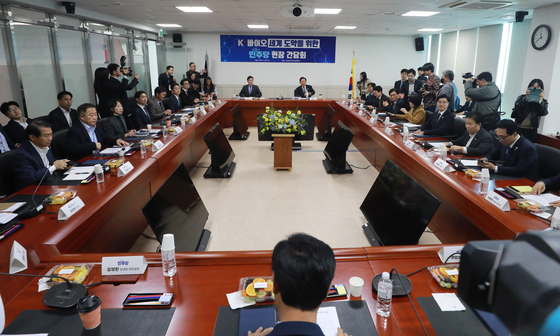 정청래 대표 K-바이오 기업과 간담회