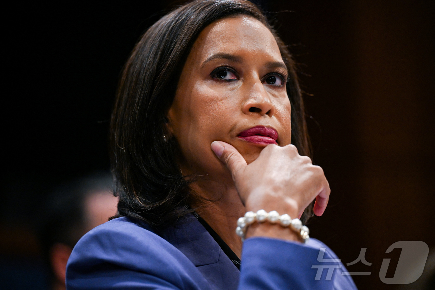 (워싱턴 로이터=뉴스1) 양은하 기자 = 뮤리엘 바우저 워싱턴DC 시장이 18일(현지시간) 국회의사당에서 열린 하원 정부감독개혁위원회 청문회에서 증언하고 있다. 2025. 09. …
