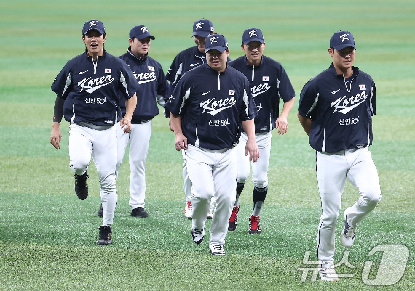 본문 이미지 - 젊은 선수들 중심으로 꾸려진 야구대표팀. /뉴스1 DB ⓒ News1 김성진 기자