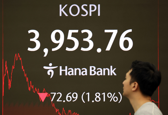 [뉴스1 PICK]코스피 4000선 반납…환율 7개월만에 최고