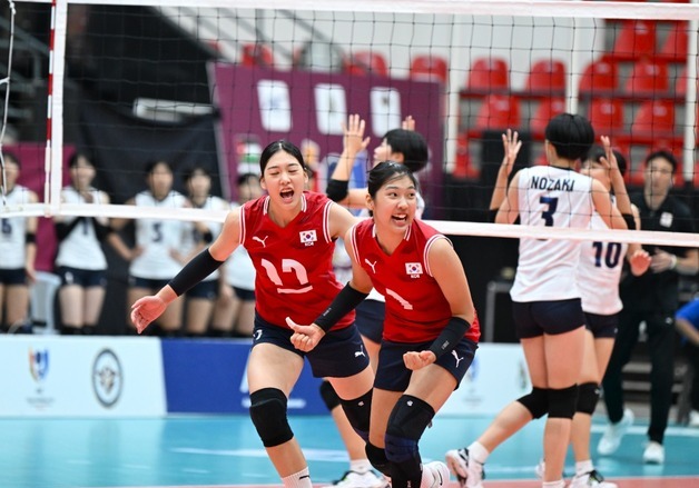 U16 여자배구, 아시아선수권서 일본에 3-2 역전승…결승 진출
