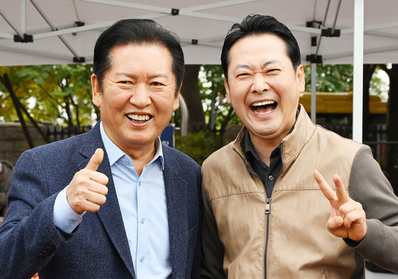 정청래, 부산 최고위·게임업계 만남…장동혁은 대장동 현장시찰