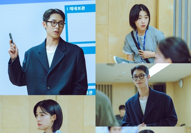 '마지막 썸머' 이재욱, 프레젠테이션 포착…최성은과 신경전