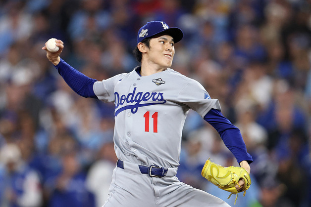 'WS 2연패 견인' 다저스 사사키, 올해 MLB 신인 랭킹 8위