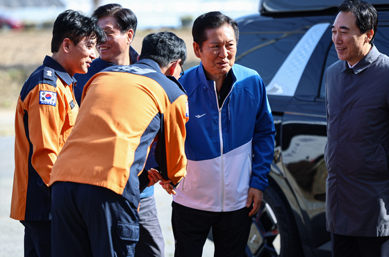 소방서 찾은 정청래 대표