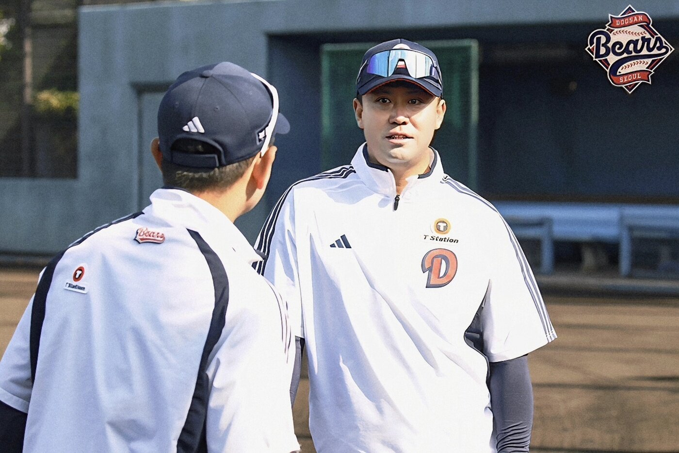 본문 이미지 - 두산 베어스 손지환 수비 코치. &#40;두산 제공&#41;