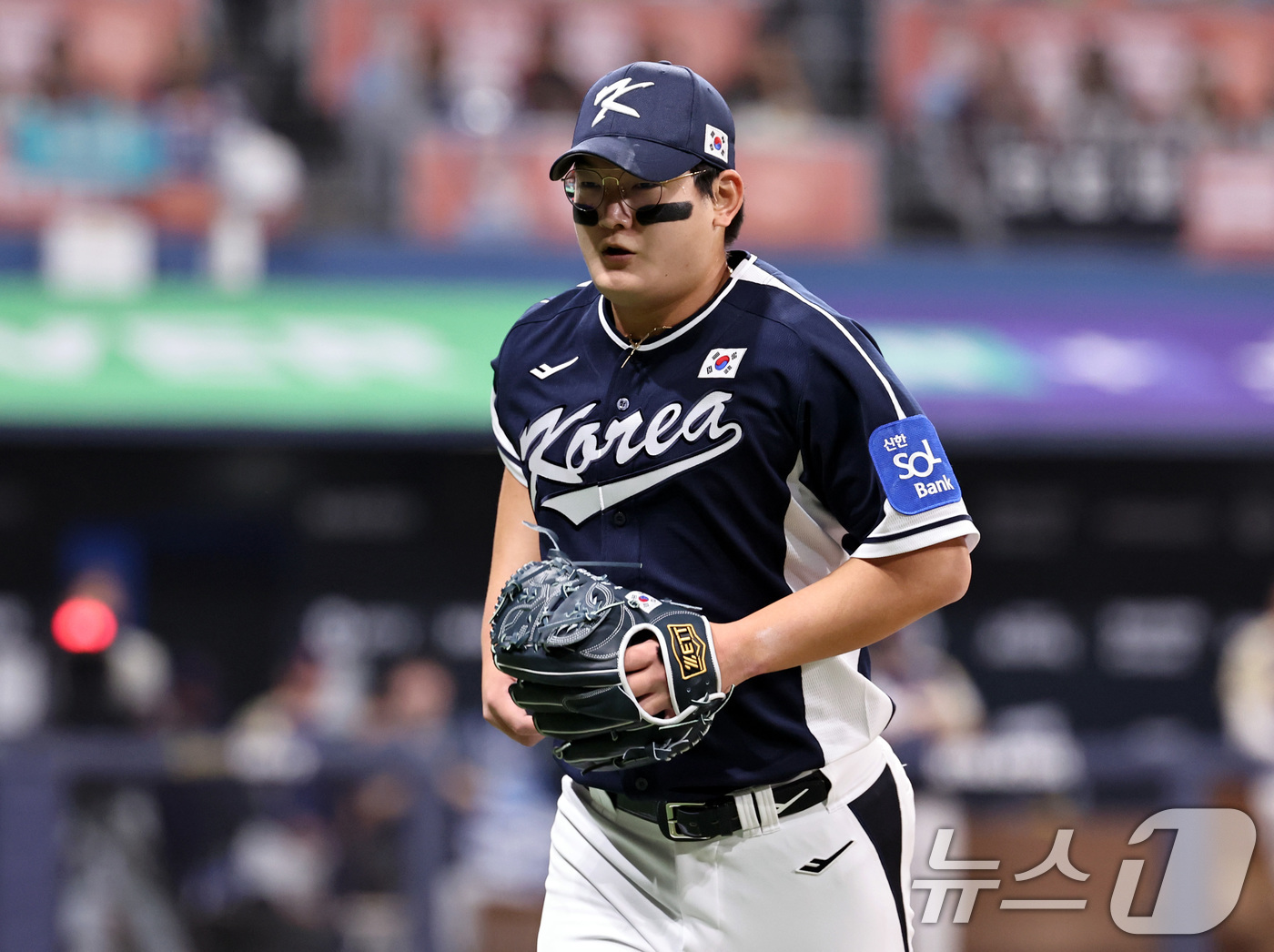 (서울=뉴스1) 구윤성 기자 = 9일 오후 서울 구로구 고척스카이돔에서 열린 2026 WBC 대비 평가전 '2025 네이버 K-베이스볼 시리즈(K-BASEBALL SERIES)' …