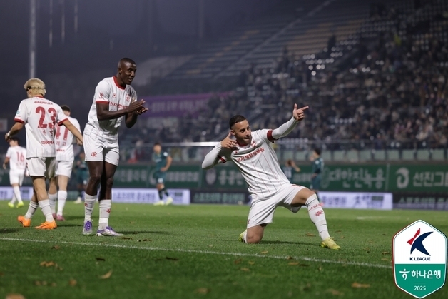 '바사니 결승골' 부천, 김포 1-0 제압…K리그2 3위 확정