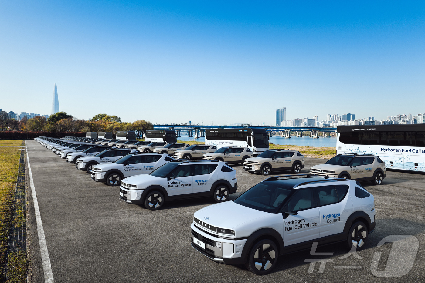 (서울=뉴스1) = 현대자동차그룹이 오는 2일부터 4일까지 서울에서 열리는 ‘수소위원회 CEO Summit’을 통해 한국의 수소 산업 경쟁력 알리기에 나선다고 1일 밝혔다. 사진은 …