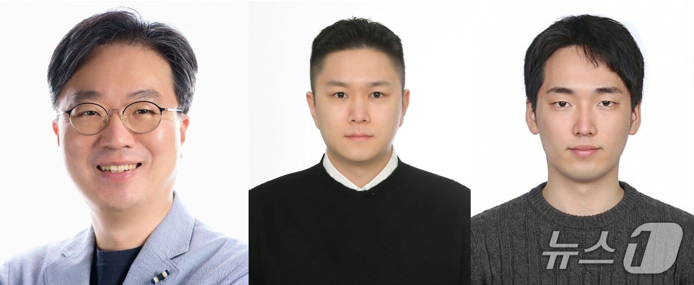 본문 이미지 - 좌측부터 심재영 교수, 임재영 연구원&#40;제1저자&#41;, 김동욱 연구원&#40;UNIST 제공. 재판매 및 DB금지&#41;/뉴스1