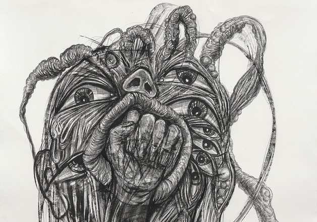 "폭력에 시달리는 신체와 정체성 탐구"…장파 '고어 데코'전