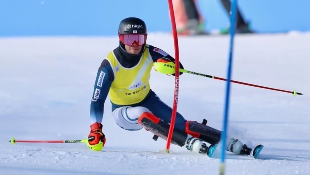 정동현, 중국 FIS컵 알파인 스키 남자 회전 우승