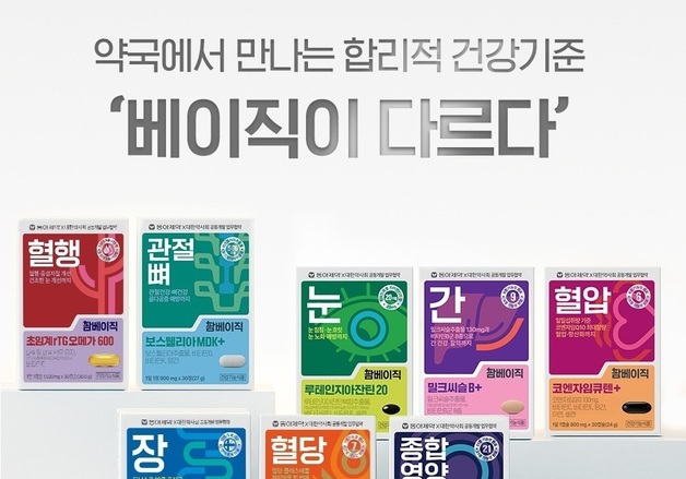 동아제약, 건기식 '팜베이직' 출시…고흡수·고순도 원료 사용