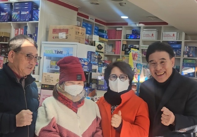 계룡시 '엄사면 응원주간' 맞아 원도심 발전과제 현장점검